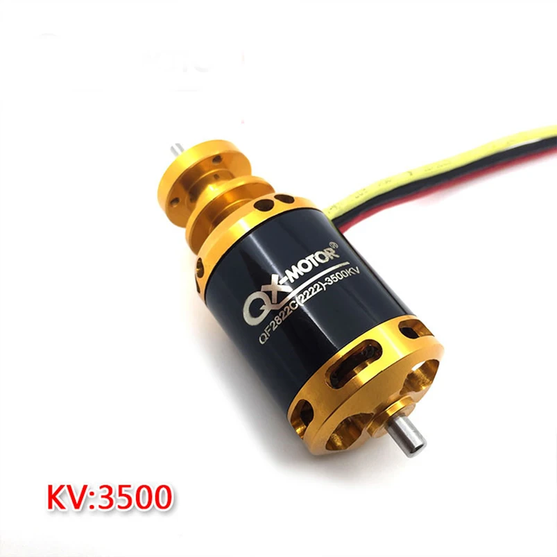 QX MOTOR 64 мм бесщеточный двигатель 12 лезвий импеллер струйный EDF QF2822 3500KV 4S Lipo для