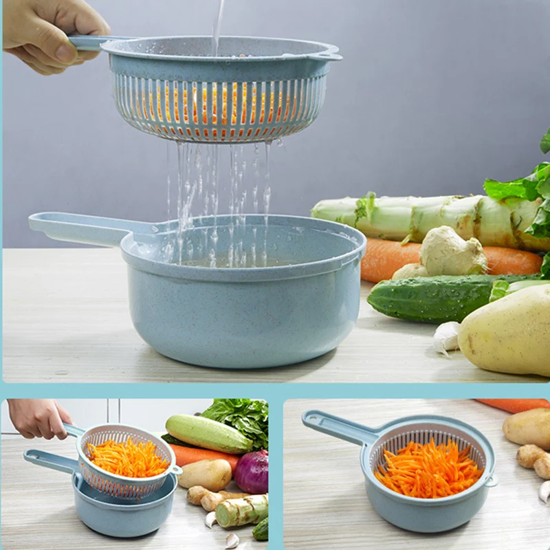Овощерезка Mandoline резак для фруктов ручная прочная терка пшеницы соломы картофеля