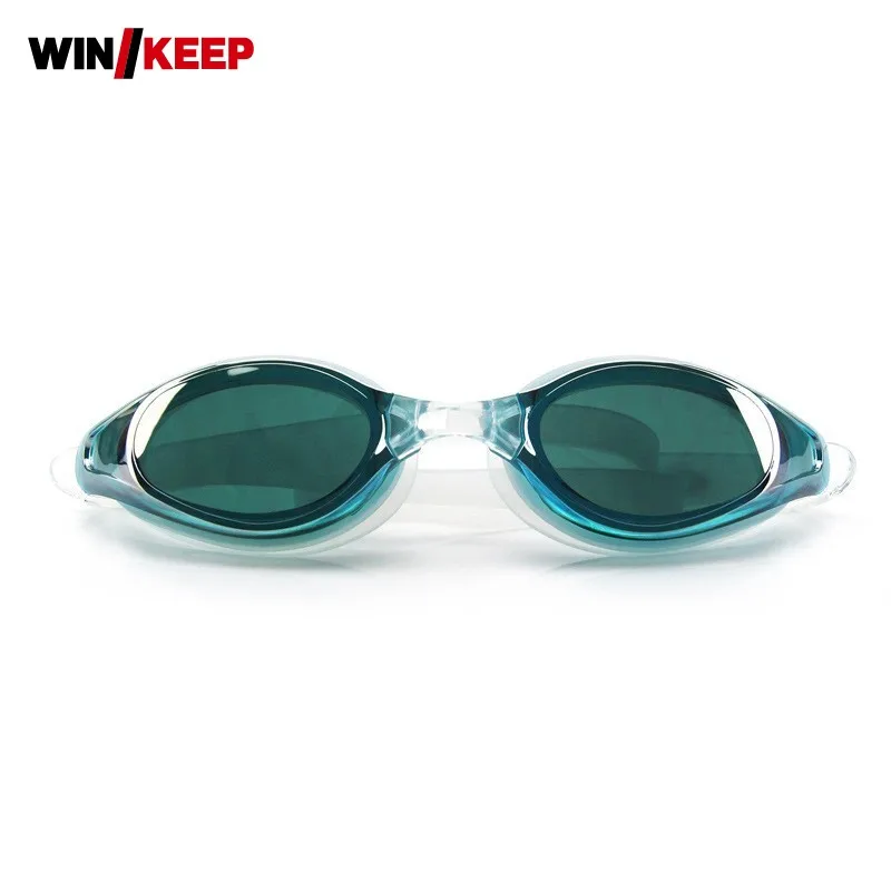 

Swim Goggles Electroplating Women Men Anti Fog Waterproof UV Protection Piscine Basin Skeleton For Adult Adjustable Swim Glasses