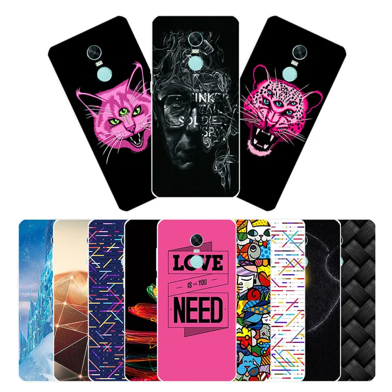 5.5 inch for Xiaomi RedMi Note 4X Slim Silicone Phone Soft Back Cover Redmi 4 Global Version TPU Clear Bridge Case |