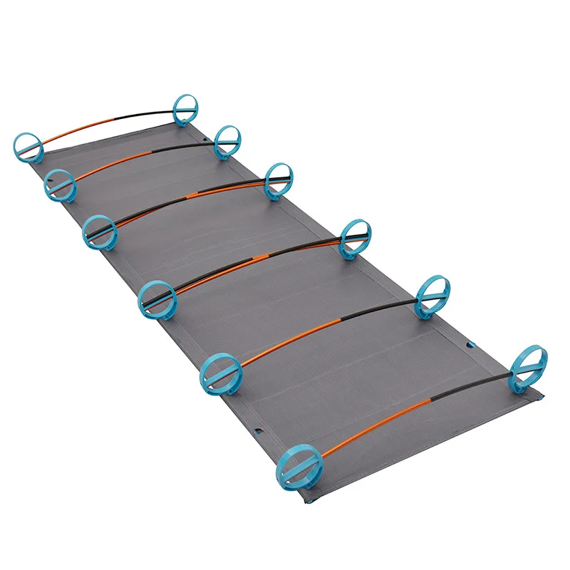 Outdoor Aluminum Alloy Military Bed Mountain Camping Resting Portable Folding Summer Hiking moistur