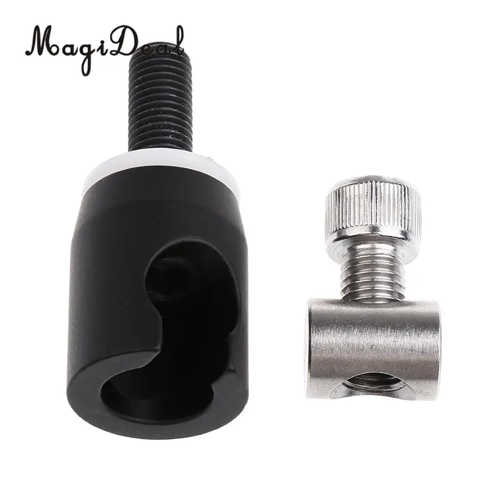MagiDeal Metal Bow Quick Disconnect Archery Bow Stabilizer Bar Accessories Black 5cm