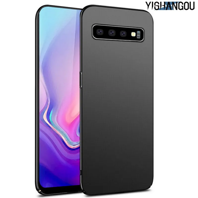 

YISHANGOU Ultra Slim Matte Frosted Scrub Case For Samsung S10 Lite S9 S8 Plus Hard PC Plastic Back Cover For Galaxy Note 8 9