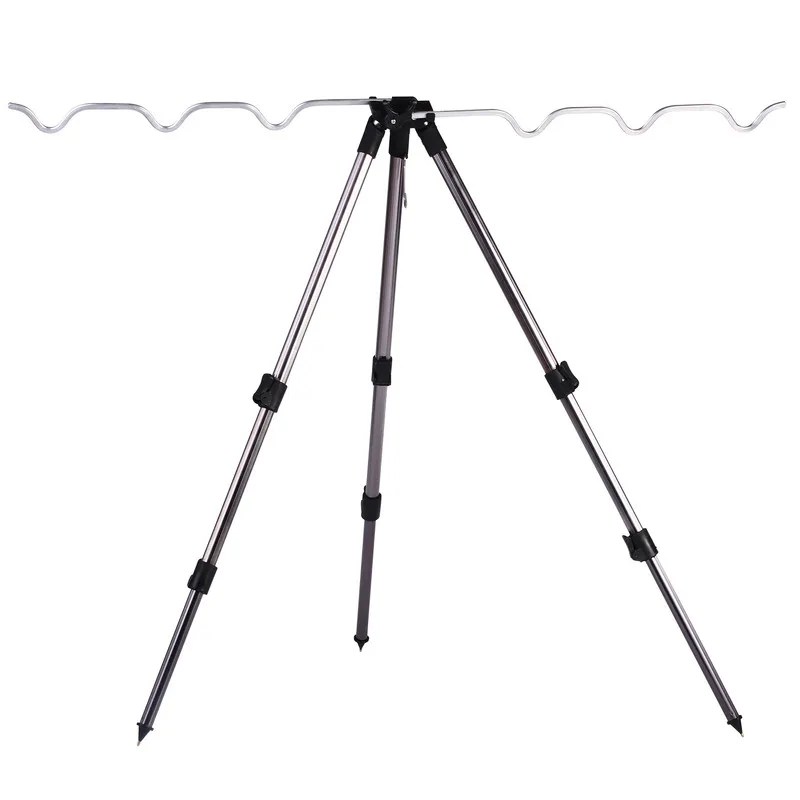 Online Soporte de trípode telescópico sougailong soporte de trípode de pesca de aleación de aluminio soporte de luz de pesca nocturna soporte de caña de pescar