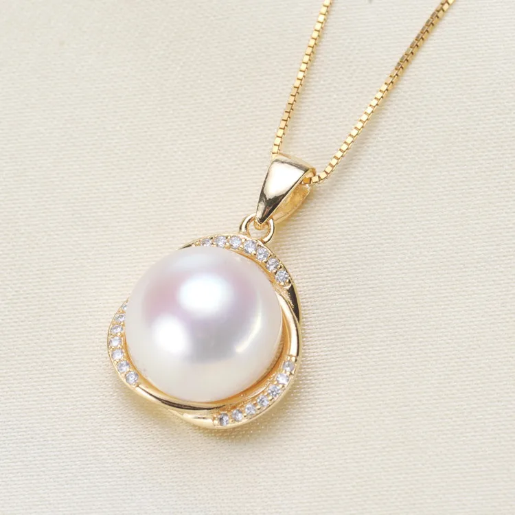 

Pearl Pendant Settings, Fashionable Bases Setting Pendant Mountings 925 Silver Pendant Jewelry DIY making No Pearl No Chain