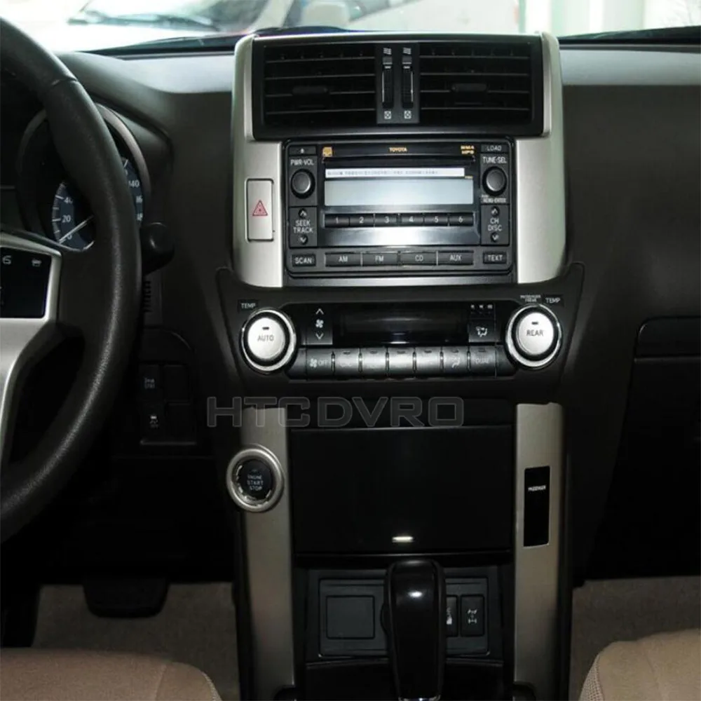 Discount YMODVHT 12.1inch Telsa Vertical Screen Quad Core Android 7.1 2GB RAM Car DVD GPS for Toyota Prado/LC150/Prado150 2010-2013 2014- 17