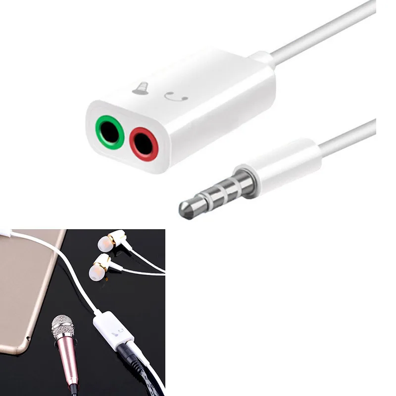

New Universal 3.5mm Earphone Headphone M 1 to 2 Dual For Audio Splitter Cable Adapter Jack