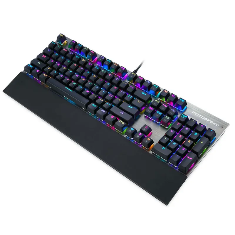  Original CK108 Mechanical Keyboard 104 Keys RGB Switch Gaming Wired klavye LED Backlit teclado for 