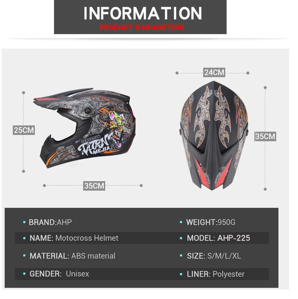 Три подарка, мотоциклетный Мужской Женский шлем для мотокросса, внедорожный шлем, защитные шлемы для квадроциклов, грязный велосипед, горный велосипед, DH Capacete