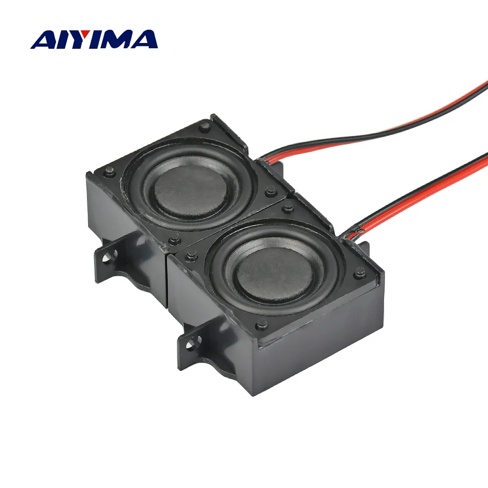 AIYIMA 2 шт. аудио портативные колонки Altavoz 8 Ohm 5W LCD TV рекламный динамик Ses sitemi Altavoces