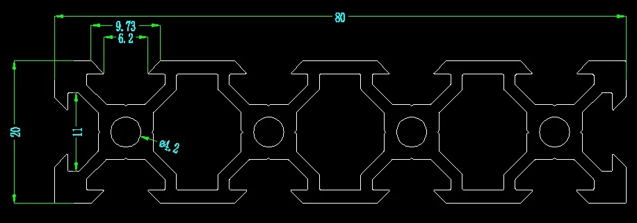 Бесплатный образец алюминиевой экструзии V-Slot алюминиевый профиль экструзионная рама для лазерной гравировки с ЧПУ анодированный серебристый