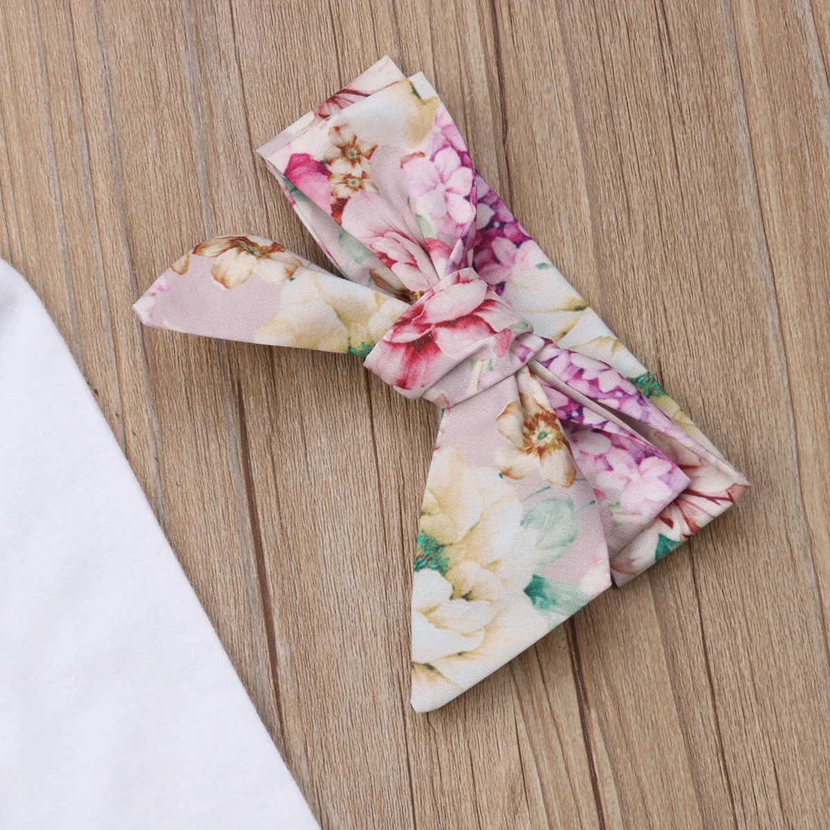 Боди с дизайном «кролик» с цветочным принтом для новорожденных девочек+ штаны с цветочным принтом комплект одежды из 2 предметов