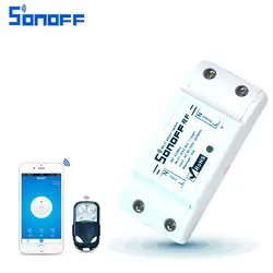 Sonoff РФ 433 мГц Wi-Fi Беспроводной Smart Switch управлять удаленной Мощность переключатель Поддержка RF приемник для умного дома light 220 в/10a