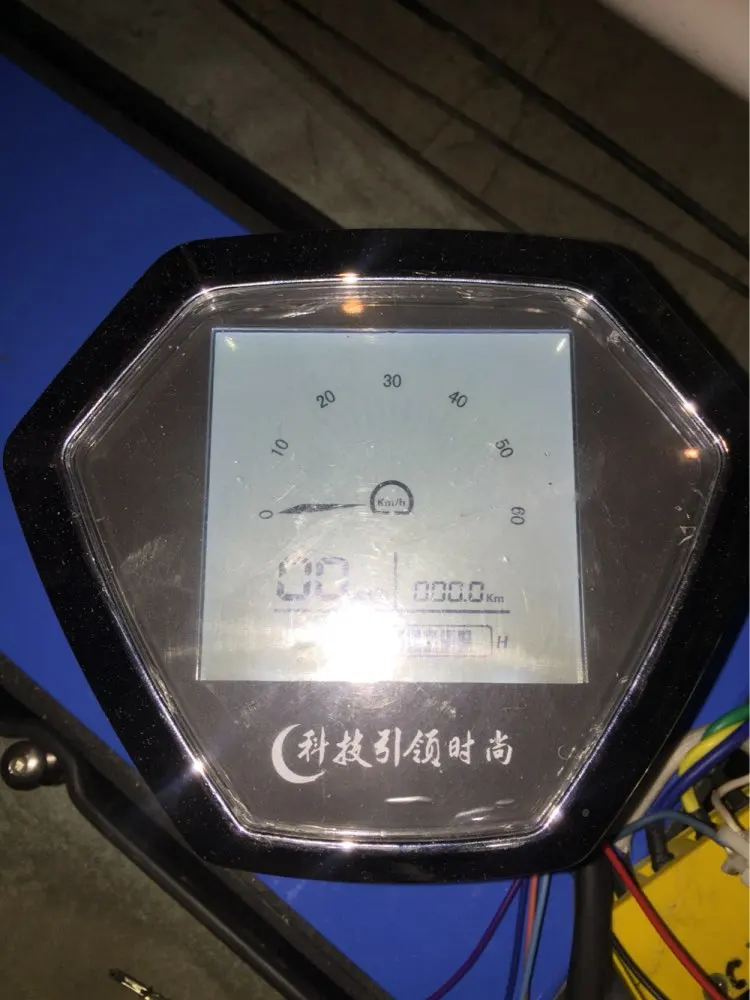 Спидометр ЖК-дисплей дисплей питания скорость уровень заряда батареи светильник индикатор 48 v-96 v для электрического скутера e-велосипед трехколесный мотоцикл