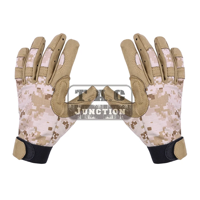 

Emerson Tactical Assault Lightweight Camouflage Full Finger Glove EmersonGear All Weather Shooting Hunter Gloves AOR1