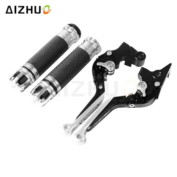 

Motorcycle Brake Clutch Lever Extendable+Hand Grips Handlebar For BMW K1300 S/R/GT K1300S K1300R K1300GT 2009-2015 2014 2013 12