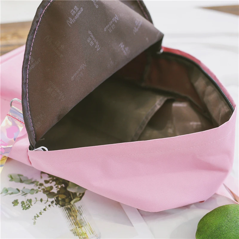 Menghuo Fashion Ribbon Backpack Women Nylon School Bags for Teenage Girls Embroidery Practical Functional Travel Female Backpack (16)