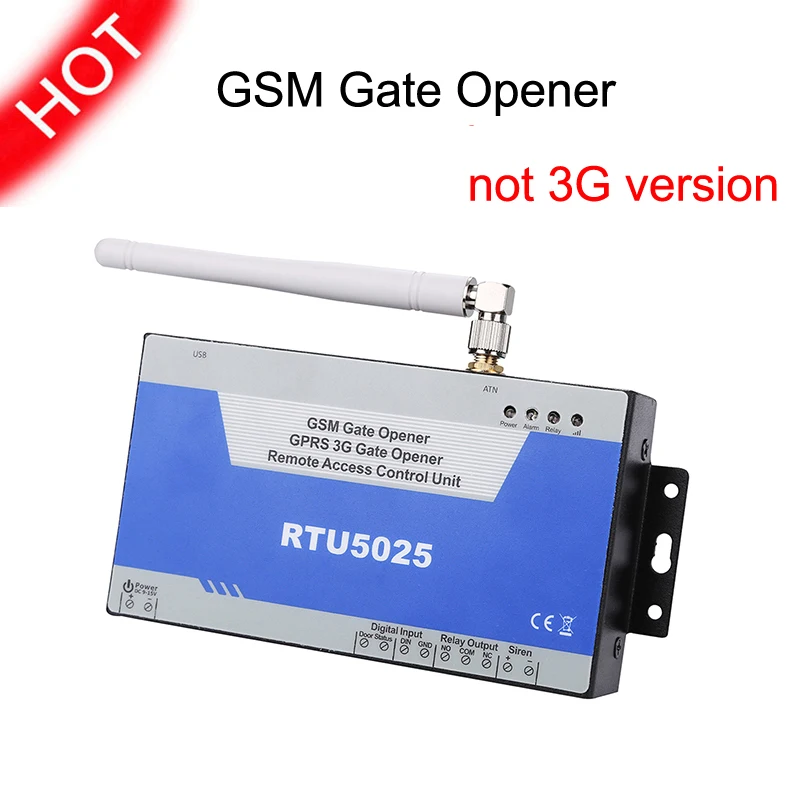 GSM Gate Opener 2G version RTU5025 Garage Door Open Remote Controller Quad Band GPRS Access Control GPRS Gate Opener GSM Gate Opener 2G version RTU5025 Garage Door Open Remote Controller Quad Band GPRS Access Control GPRS Gate Opener