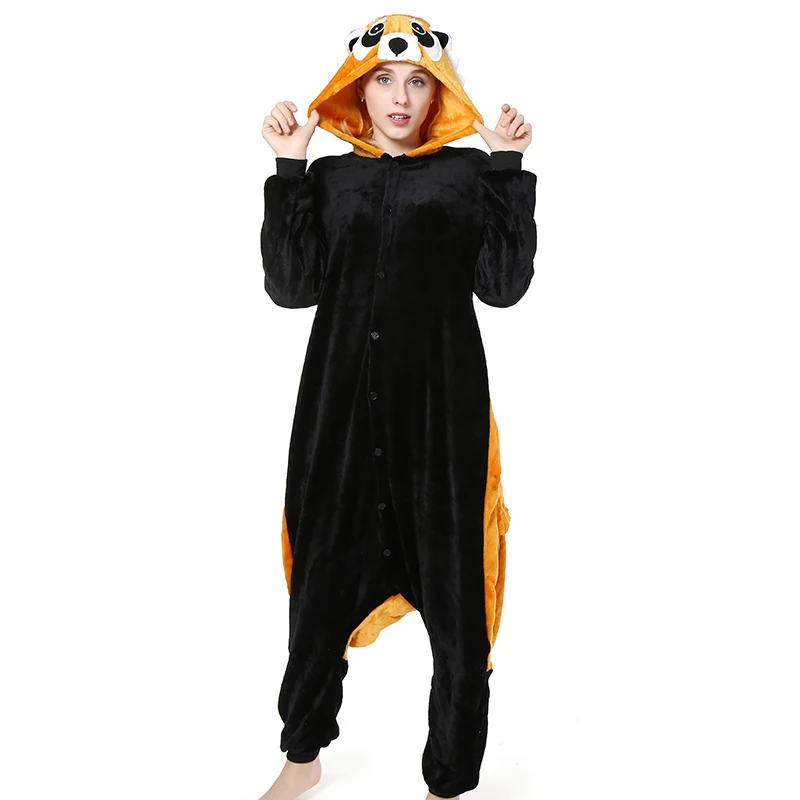 

Women Pijama Cartoon Animal Pajamas Sets Adults Kigurumi Cosplay Pajamas Women Men Winter Sleepwear Warm Flannel Hooded Onesie