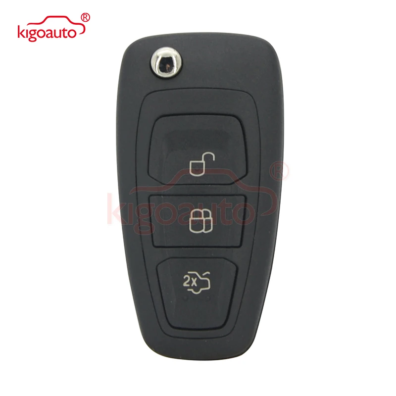 Kigoauto 2036872 Car Remote Flip Key 3 Button 434mhz FSK 4D63 Chip For Ford  Mondeo Focus C-Max S-Max 2011 2012 2013 2014 AM5T15