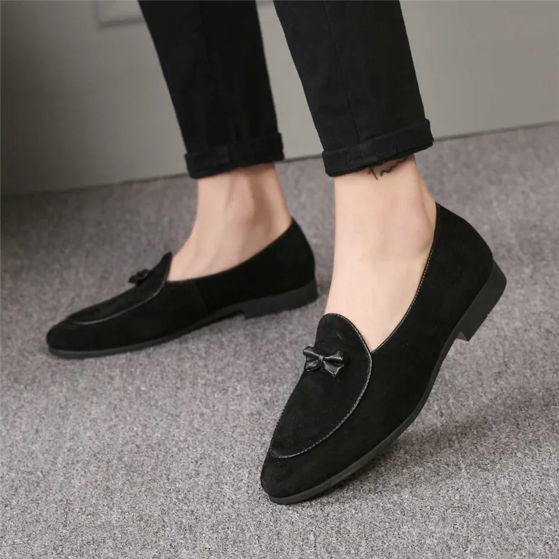 M Anxiu High Quality Suede Leather Doug Shoes 2018 Fashion Casual Moccasin Flat Bowknot Slip On Driver Dress Loafers huismerk kopen in de aanbieding M Anxiu High Quality Suede Leather Doug Shoes 2018 Fashion Casual Moccasin Flat Bowknot Slip On Driver Dress Loafers huismerk kopen in de aanbieding