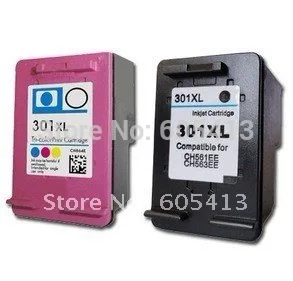 

2pcs Compatible HP Deskjet 1000 1010 1050 1050A 2510 2514 2540 2542 2547 Printer Ink Cartridge hp301XL