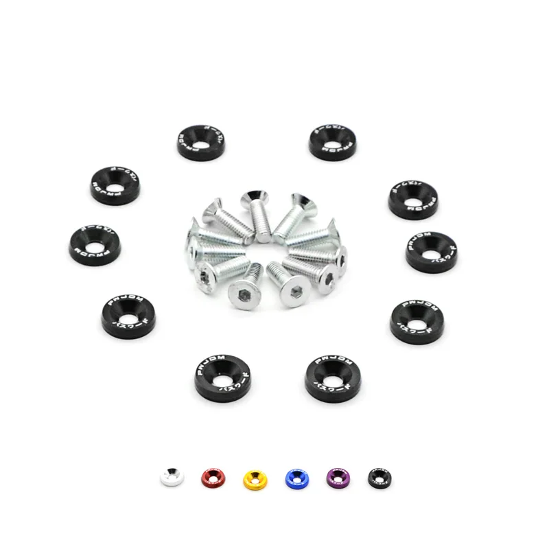 

Aluminum Fender Washers kit 1set=10pcs washers and bolt FS-JDM04