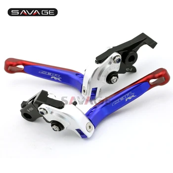 

For HONDA CB919 2002-2007, CBR900RR 1993-1999 Motorcycle Adjustable Folding Extendable Brake Clutch Levers logo CBR RR