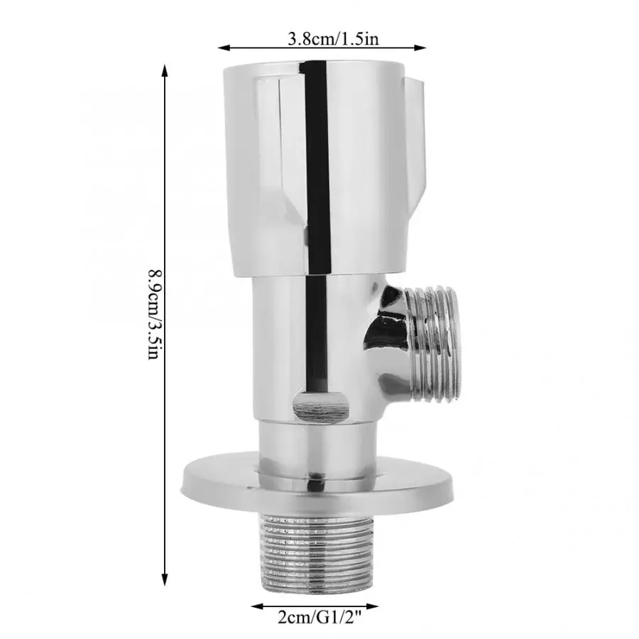G1/" Ванная комната Кухонный Кран угловой Клапан Латунный Водяной запорный заправочный клапан водозапорный кран аксессуары для ванной комнаты