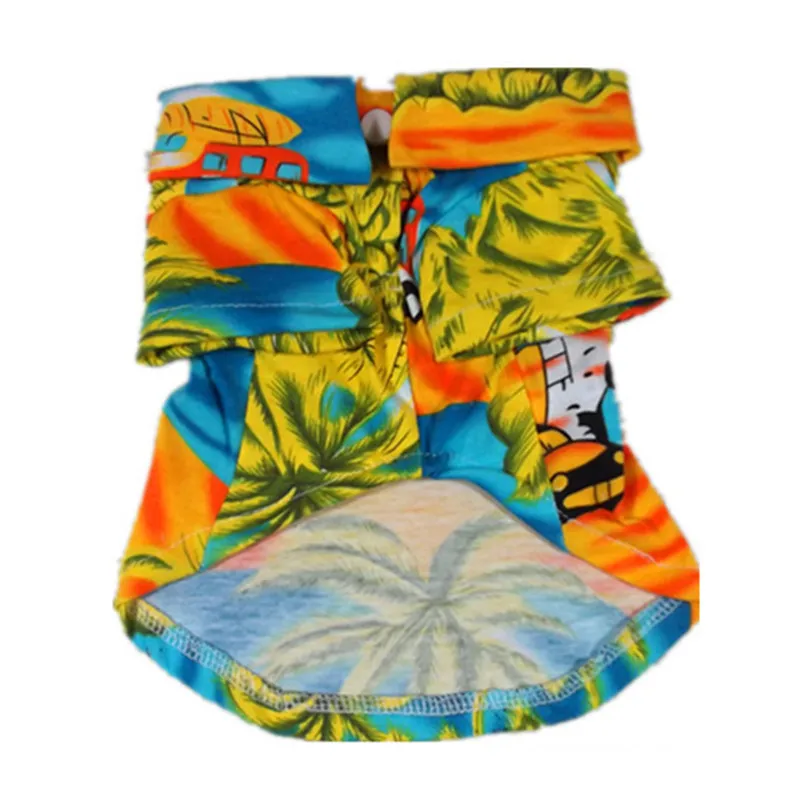 

2018 Three Colors Pet Summer Clothes Dog Cooling Clothes Blue HawaiiSeries Puppy Animals Summer Shorts Skirts Dresses Wholesale