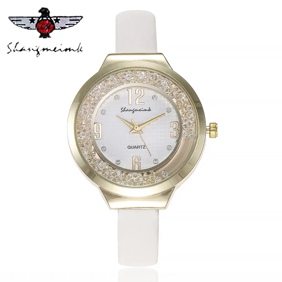 

2018 Ladies Imitation Ceramic Watch Luxury 2 Size Gold Bracelet Watches with Fine Alloy Strap Women Dress Watch