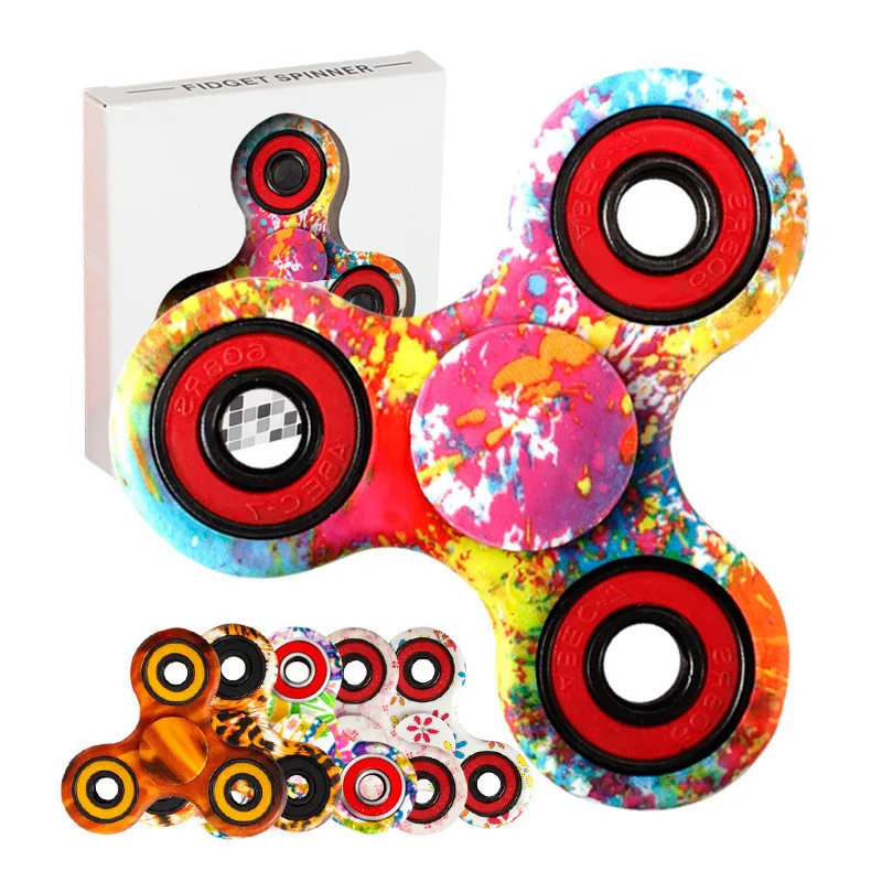 

1Pcs Tri spinner Antistress Fidget Hand Finger Spinner As LIZUN Function Spinning Toy Stress Wheel Any-steering Stres Spiner Toy