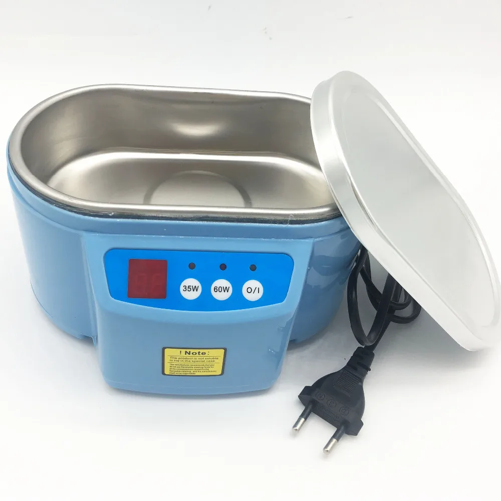 Online Heißer 35 W 60 W 220V Mini Ultraschall Reiniger Bad Für Cleanning Schmuck Uhr Gläser Platine limpiador ultrasonico Bad EU