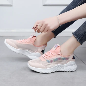 

Leader Show Trend Sneaker For Woman Rubber Flyknit Comfortable Women Sports Shoes Brand New Zapatillas Mujer 2019 Shoes Woman