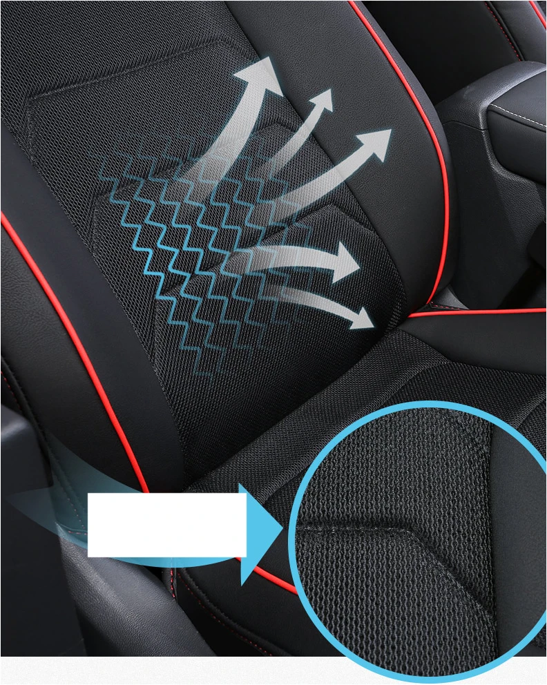 Lsrtw2017 Роскошные волокна кожаные подушки сиденья автомобиля коврик для Volkswagen Tiguan