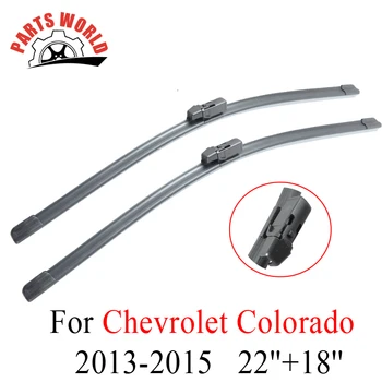 

Windscreen Front Wiper Blades For Chevrolet Colorado 2013 2014 2015 Windshield Natural Rubber Wipers Accessories