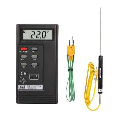 TES 1310 Цифровой тип термометра-K термопары тестер температуры считыватель датчик метр+ детектор датчик термопары - Цвет: Set meal 5