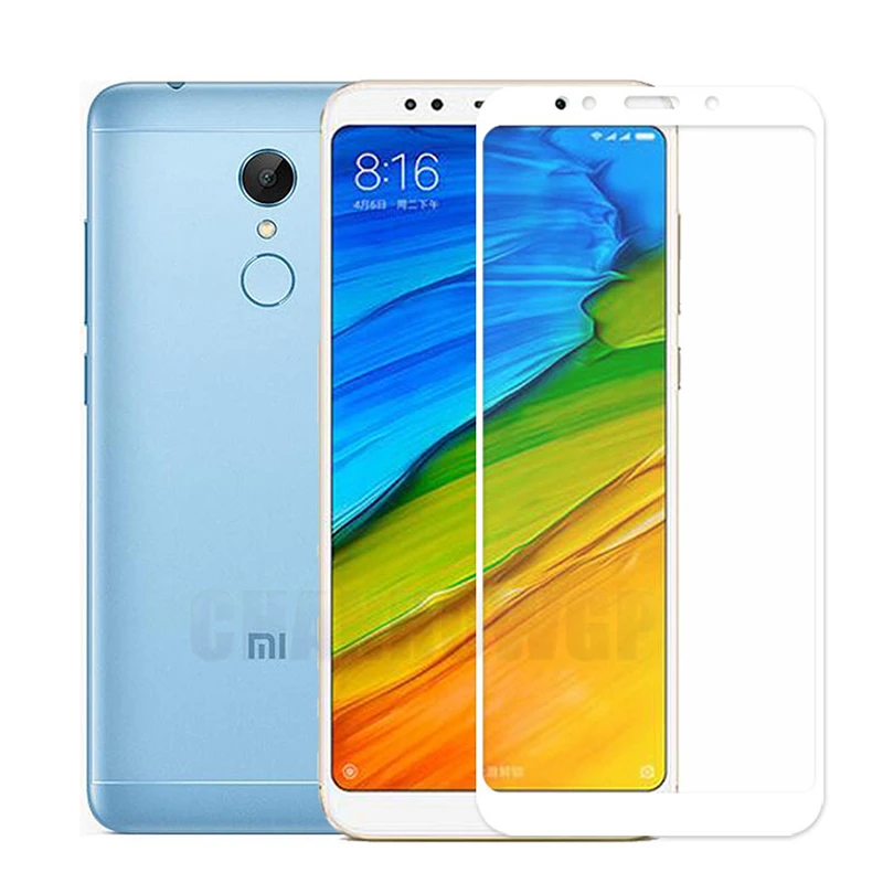 9H полное покрытие закаленное стекло для Xiaomi Redmi 5 Plus MET7 MEI7 защита экрана MDTI MDI1 MDG1
