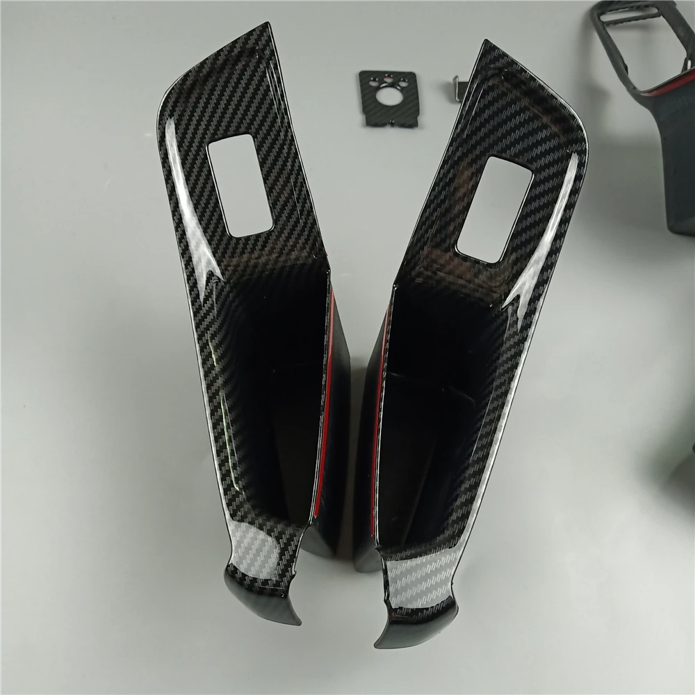 Автомобильный Дверной подлокотник для хранения коробка декоративное покрытие для Audi A3 8V- углеродного волокна Цвет окна Стекло переключатель декоративная рамка наклейки