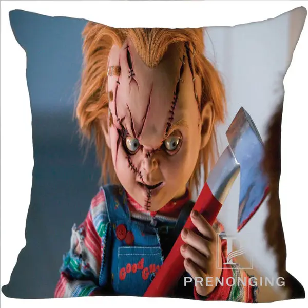 Pillowcases Пользовательские Наволочка Чехол потомство Чаки площадь молния наволочка печати фотографии 20x20 см, 35x35 см(одна сторона) 180117#38 - Цвет: Pillowcases