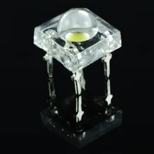 50Pcs 5mm F5 Piranha LED White RED Orange Amber Clear 5mm LED Diode Light-Emitting-Diodes 4-pins Piranha LED Diodos Brightness
