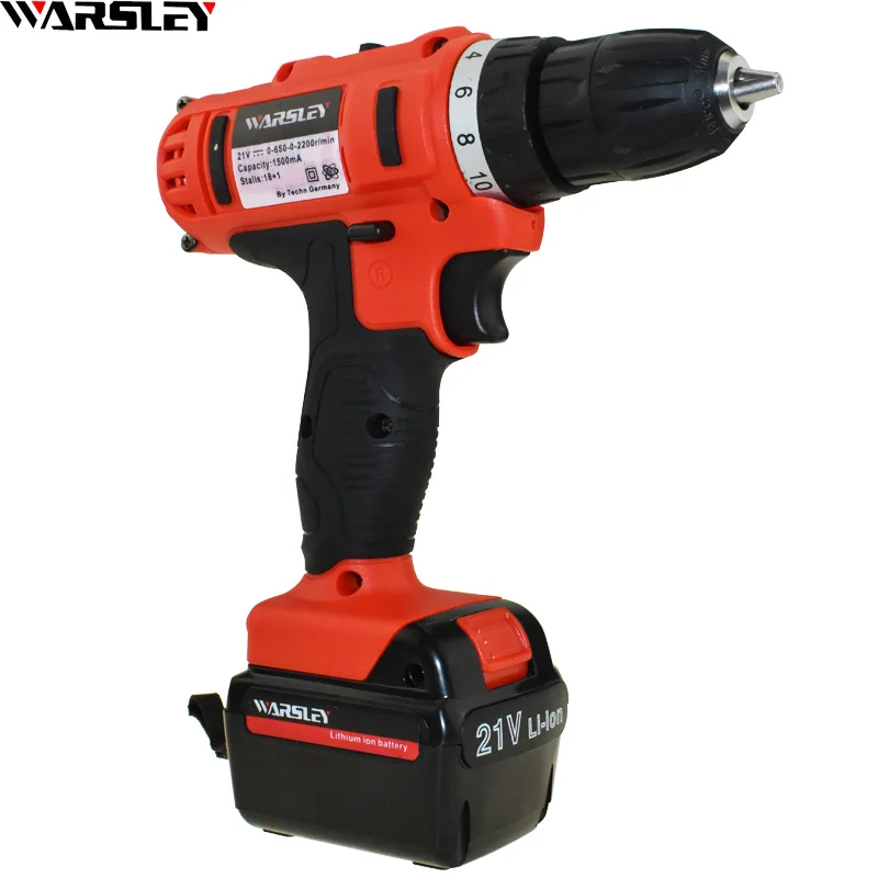 YIKODA 21V Cordless Driver Drill Battery Screwdriver Electric Power Tools