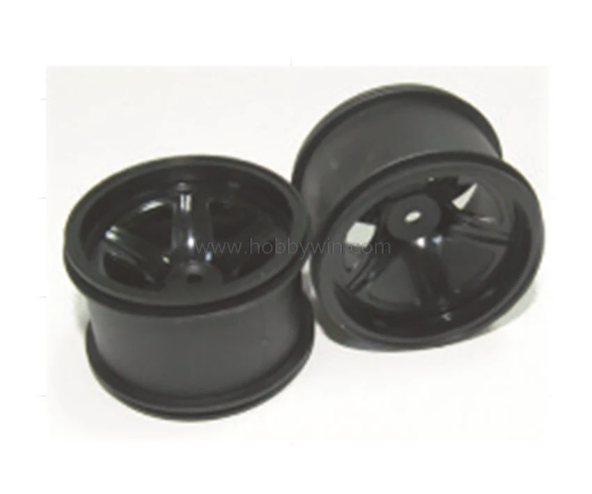 

HBX part 16042K Black Wheel Rims (F/R) for Haiboxing 1/16 RC Buggy 16883 16882