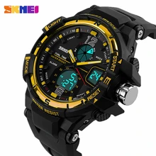 SKMEI Relojes de Moda Los Hombres G Estilo de Choque Impermeable LED Relojes Deportivos Militar hombres de Cuarzo Analógico Digital Reloj del relogio masculino