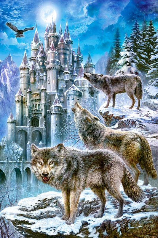 wolves-and-castle