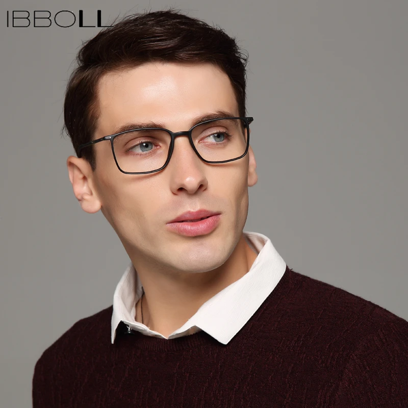Ibboll мужские оптические оправы для очков роскошные брендовые квадратные Модные