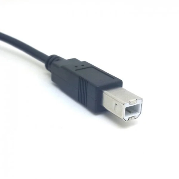 Двойной USB 2,0 Male to standard B Male Y кабель 80 см для принтера и сканера и внешнего жесткого диска