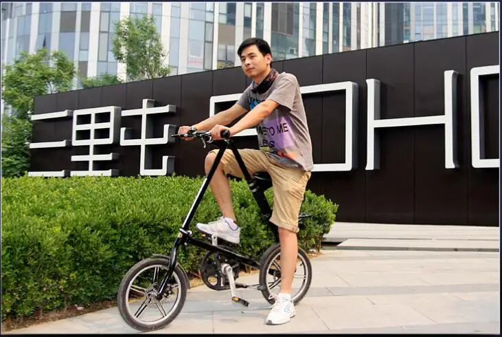 Adult folding bicycle Aluminum alloy bicycle 16 inch ladies folding scooter free shipping Adult folding bicycle Aluminum alloy bicycle 16 inch ladies folding scooter free shipping