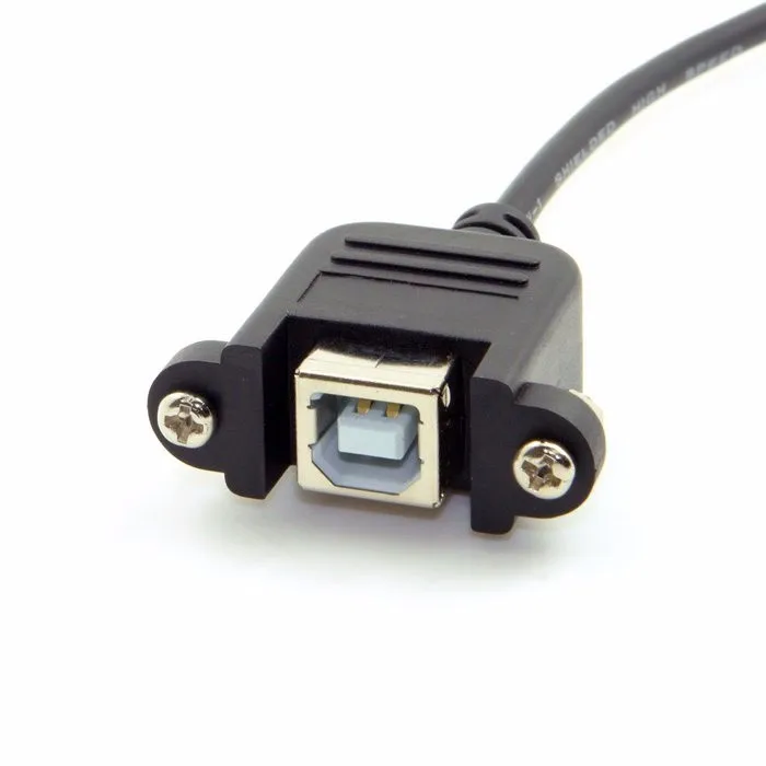 50 см USB 2 0 B Тип папа USB-B к женскому принтеру сканер жесткий диск удлинитель Кабель
