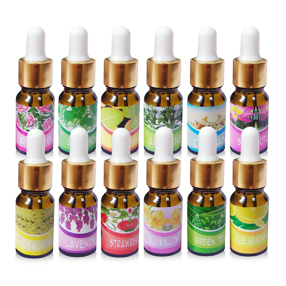 

Essential Oils for aroma diffuser air Humidifier Aromatherapy Water-soluble Oil 12 Kinds of Fragrance flavor Jasmine Lavender